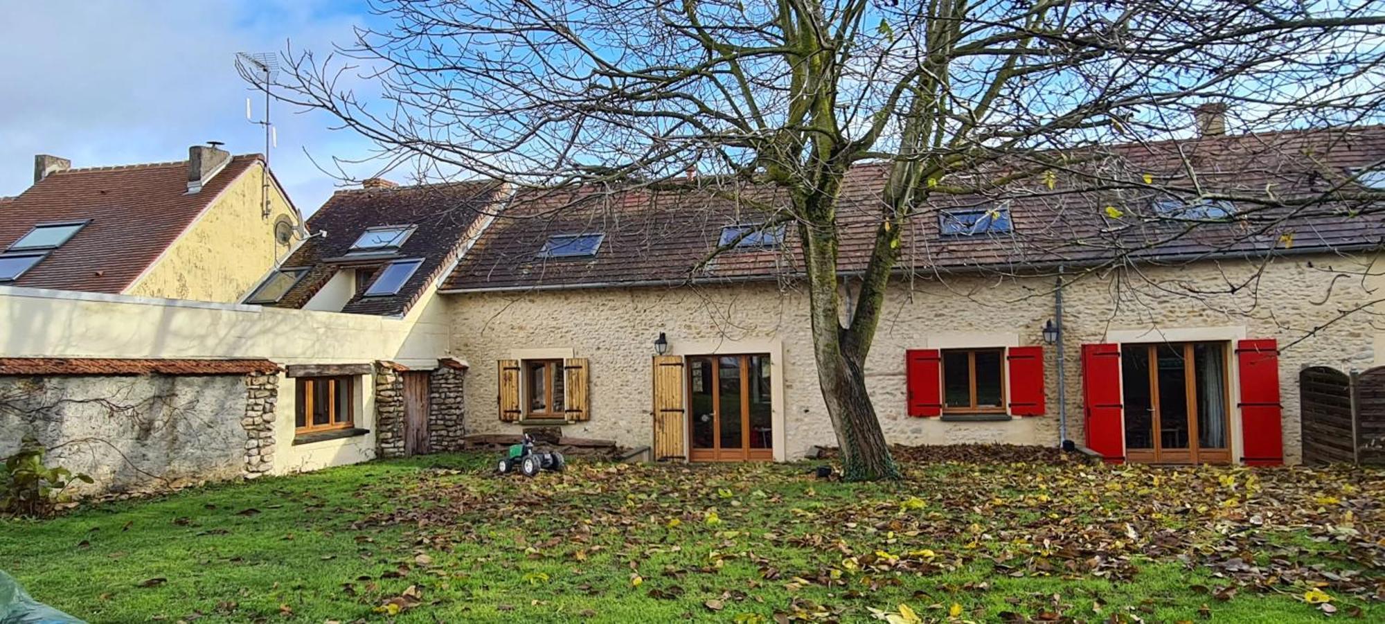 Au Bonheur Des Retrouvailles Hotel Denonville Buitenkant foto