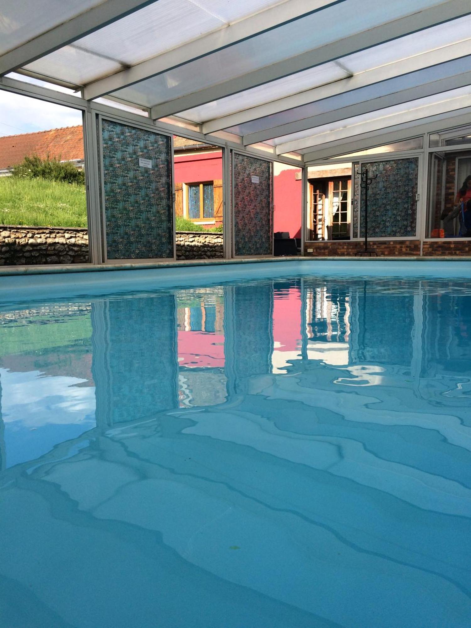 Au Bonheur Des Retrouvailles Hotel Denonville Buitenkant foto